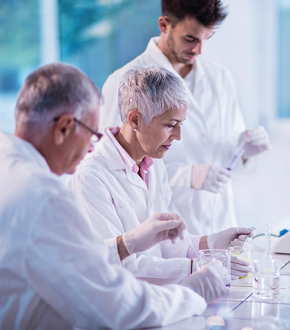 lab workers lab workers