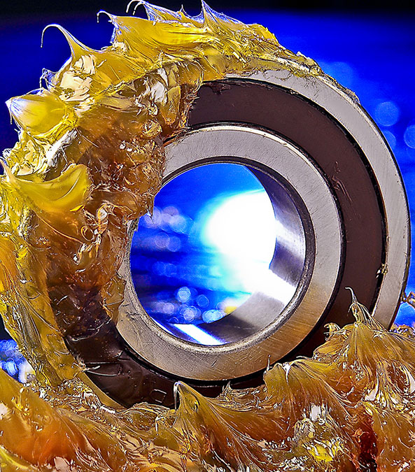 bearing sitting in grease